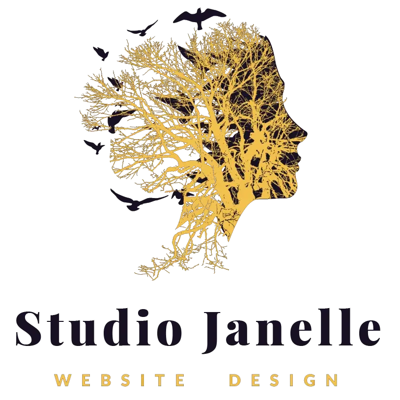 studio janelle website design logo
